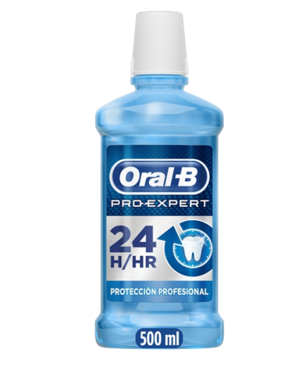 ENJUAGUE BUCAL ORAL-B EXPERT PROTECC B/500 ML