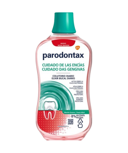 ENJUAGUE BUCAL PARODONTAX MENTA SUAVE B/500 ML