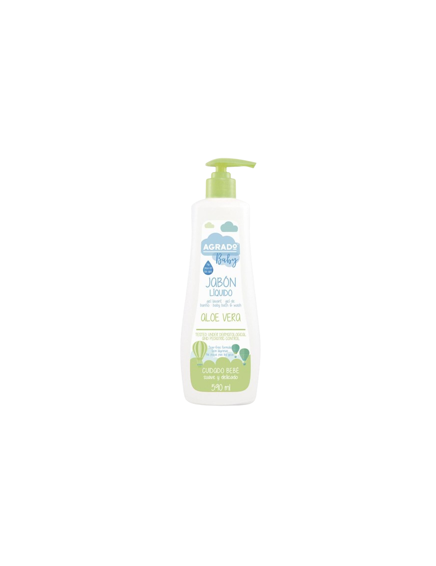 JABON LIQUIDO INFANTIL AGRADO ALOE B/590 ML