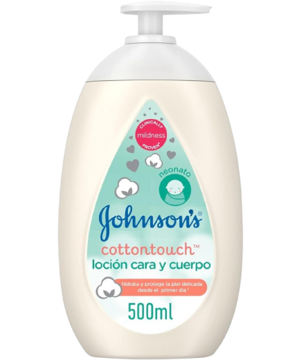 LOCION CORPORAL INFANTIL JOHNSONS COTTON DF/500 ML