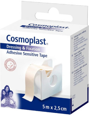 ESPARADRAPO TEXTIL COSMOPLAST 5M X 2,5CM UD