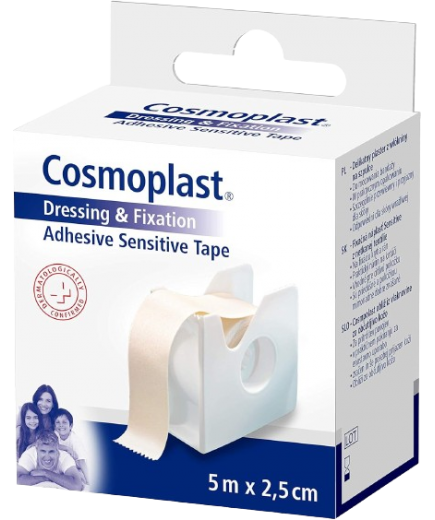 ESPARADRAPO TEXTIL COSMOPLAST 5M X 2,5CM UD