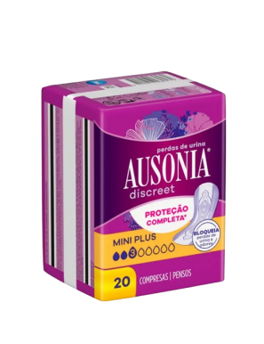 COMPRESA AUSONIA DISCREET MINI PLUS P/20U