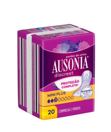 COMPRESA AUSONIA DISCREET MINI PLUS P/20U