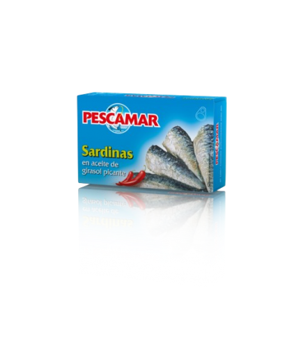 SARDINAS PESCAMAR PICANTES   L/115 GR