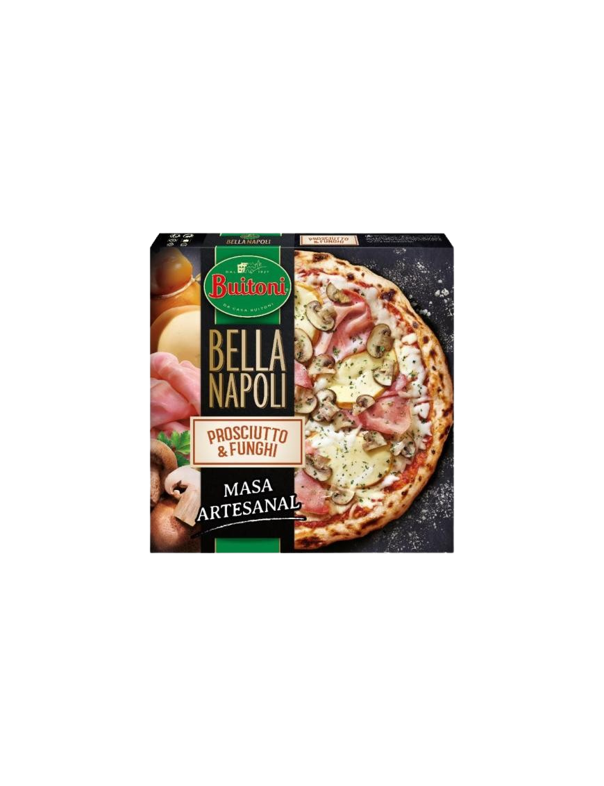 PIZZA  CONG. BUITONI BELLA NAPOLI JAMON CHAM 415GR