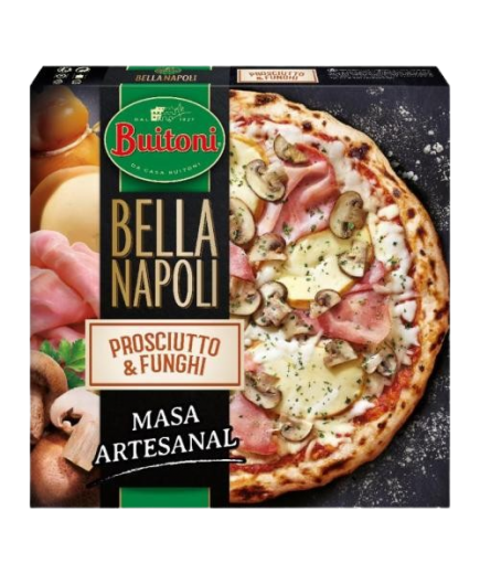 PIZZA  CONG. BUITONI BELLA NAPOLI JAMON CHAM 415GR