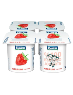 KAIKU YOGUR SABOR FRESA PACK-4 UD