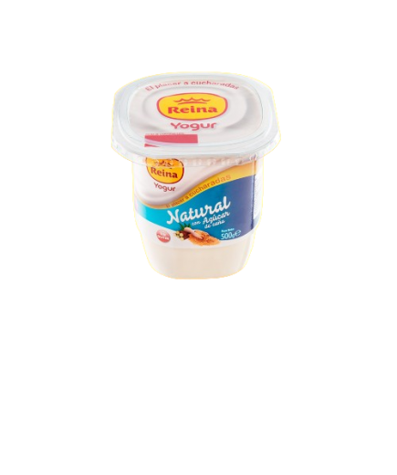 POSTRES REINA YOGUR NAT.DESNAT.AZUCAR CAÑA B/500GR