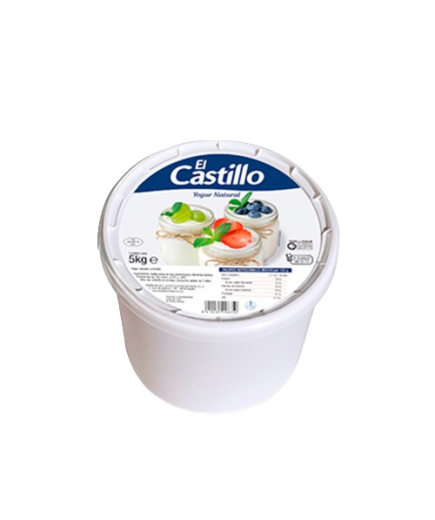 YOGUR  CREMA NATURAL CASTILLO CUBO-5.KG