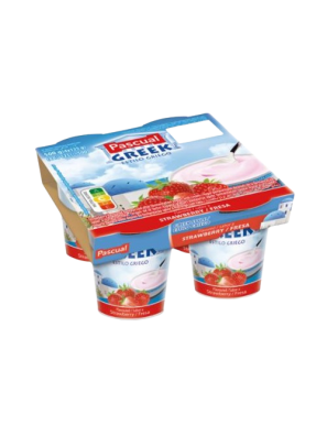 YOGUR PASCUAL GRIEGO GREEK FRESA PACK-4