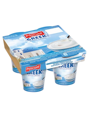 YOGUR PASCUAL GRIEGO GREEK NATURAL-AZUCAR PACK-4