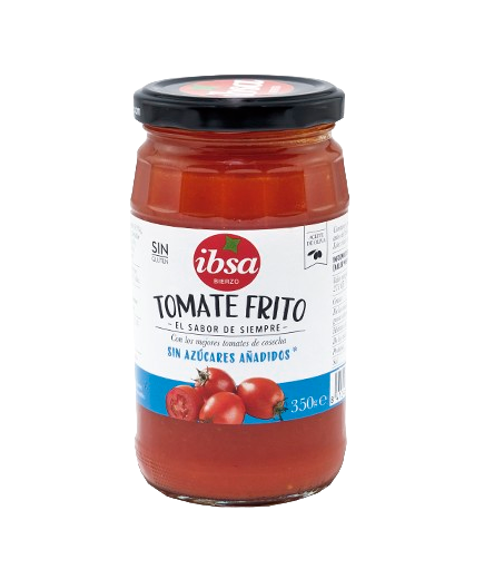 TOMATE FRITO IBSA CASERO A/OL. SIN AZUC. T/C 350GR