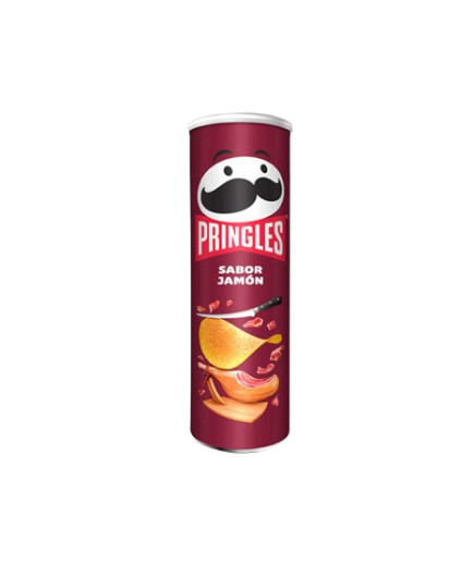 PATATAS FRITAS PRINGLES JAMON B/165 GR