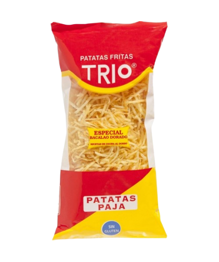 PATATAS PAJAS TRIO BOLSA 900 GR.