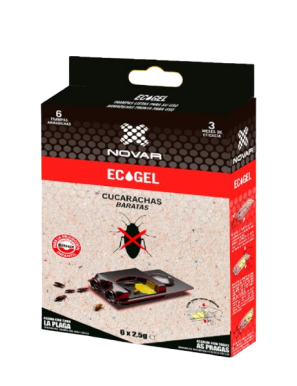 CUCARACHICIDA ECOGEL TRAMPA CUCARACHAS CAJA 6UD.