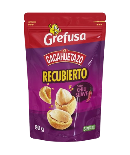 APERITIVOS GREFUSA CACAHUETE RECUBIERTO 100GR