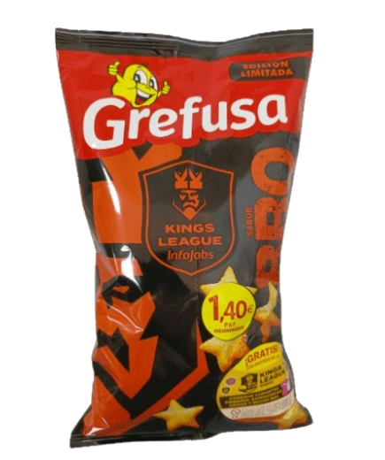 APERITIVOS GREFUSA ESTRELLA BBQ  KINGS-LE 80GR