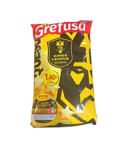 APERITIVOS GREFUSA ESTRELLA QUESO KINGS-LE 80GR