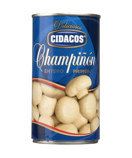 CHAMPIÑON ENTERO CIDACOS LATA 355 GRS.