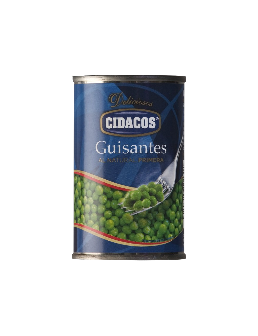 GUISANTES NATURAL CIDACOS 1/2 L/370 GR