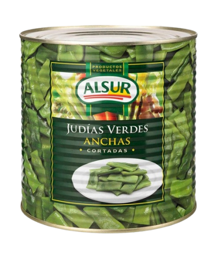 JUDIA VERDE ANCHA ALSUR LATA 2,500 KG