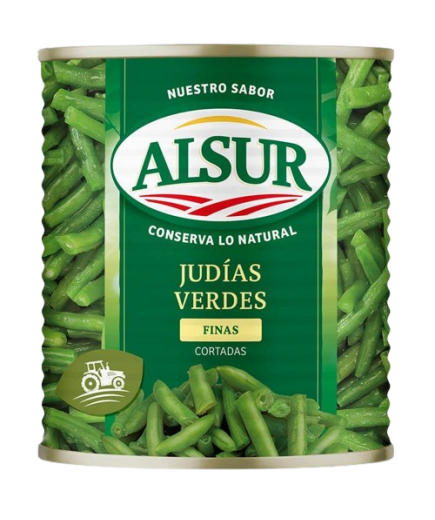 JUDIA VERDE FINA ALSUR LATA 2,500 GR.