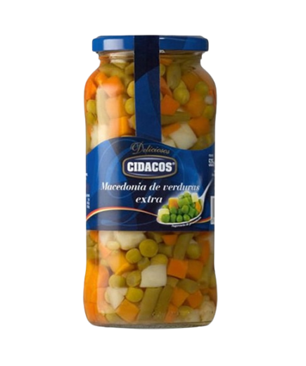 MACEDONIA VERDURAS CIDACOS T/C 535 GR