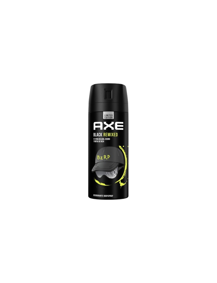 DESODORANTE AXE BLACK REMIXED BZRP SP/150 ML