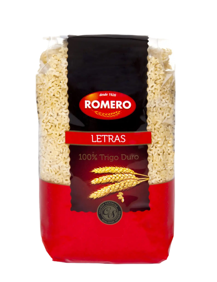 LETRAS PASTAS ROMERO B/ 250 GR