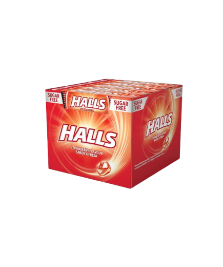 CARAMELOS HALLS FRESA 32 GR