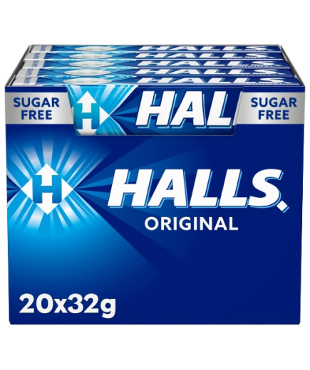 CARAMELOS HALLS ORIGINAL COOLWAVE 32 GR