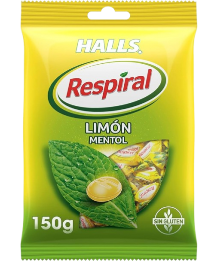 CARAMELOS RESPIRAL LIMON B/150 GR