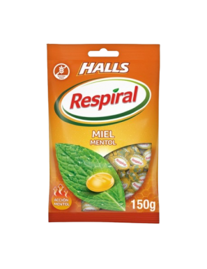 CARAMELOS RESPIRAL MIEL MENTOL B/150 GR