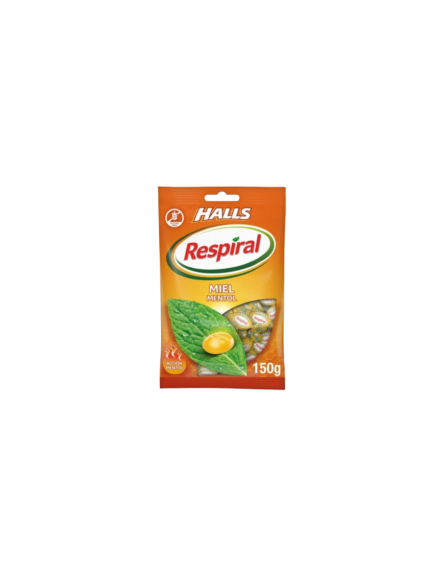 CARAMELOS RESPIRAL MIEL MENTOL B/150 GR