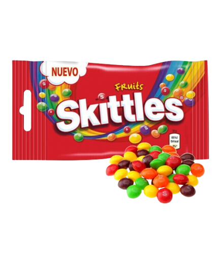 CARAMELOS SKITTLES DE FRUTAS MASTICABLES B/38 GR