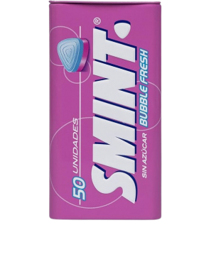 CARAMELOS SMINT BUBBLE FRESH S/AZUCAR LATA 35 GR