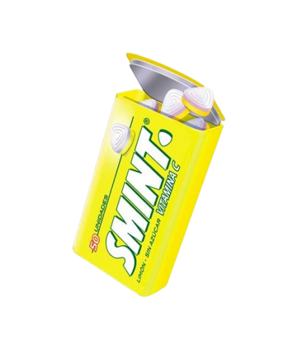 CARAMELOS SMINT LIMON S/AZUCAR LATA 35 GR