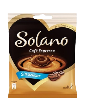 CARAMELOS SOLANO CAFE EXPRESSO S/AZUCAR B/99 GR