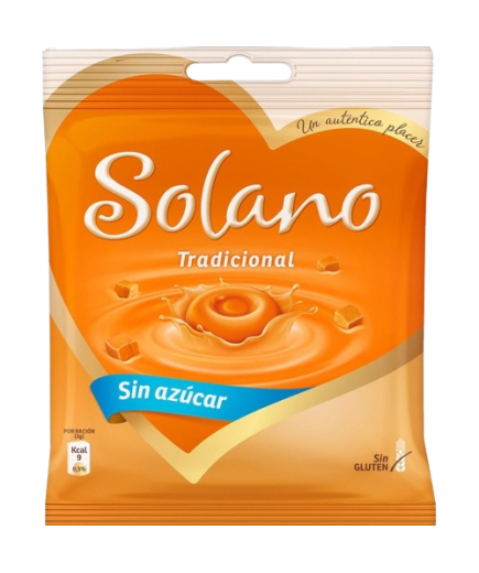 CARAMELOS SOLANO TRADICIONAL S/AZUCAR B/99 GR