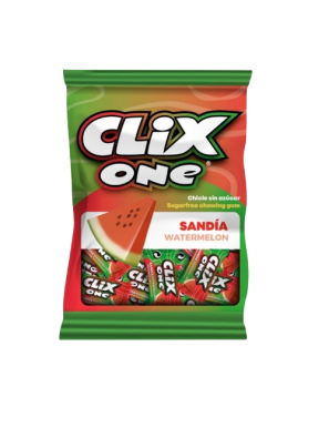 CHICLE CLIX ONE SANDIA S/AZUC. 50G