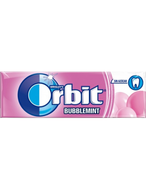 CHICLE ORBIT BUBBLEMINT 14 GR