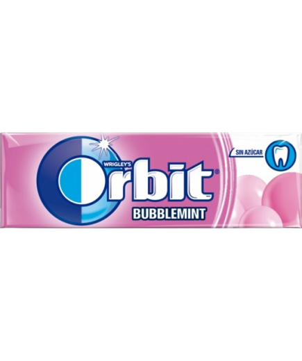 CHICLE ORBIT BUBBLEMINT 14 GR