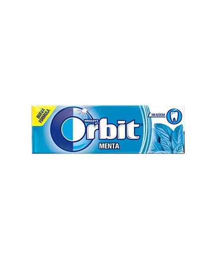 CHICLE ORBIT MENTA 14 GR