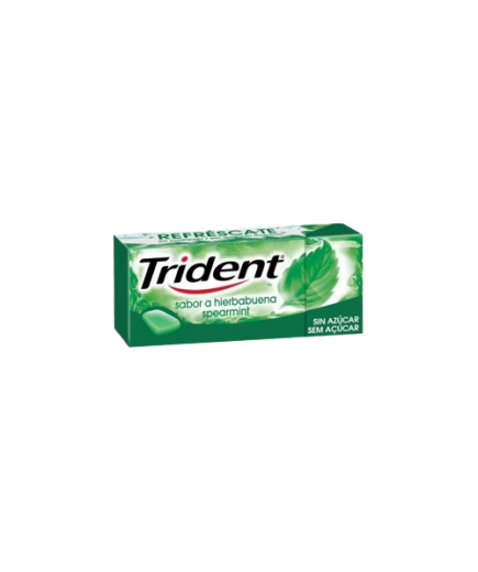 CHICLE TRIDENT GRAGEA HIERBABUENA 14,5 GR