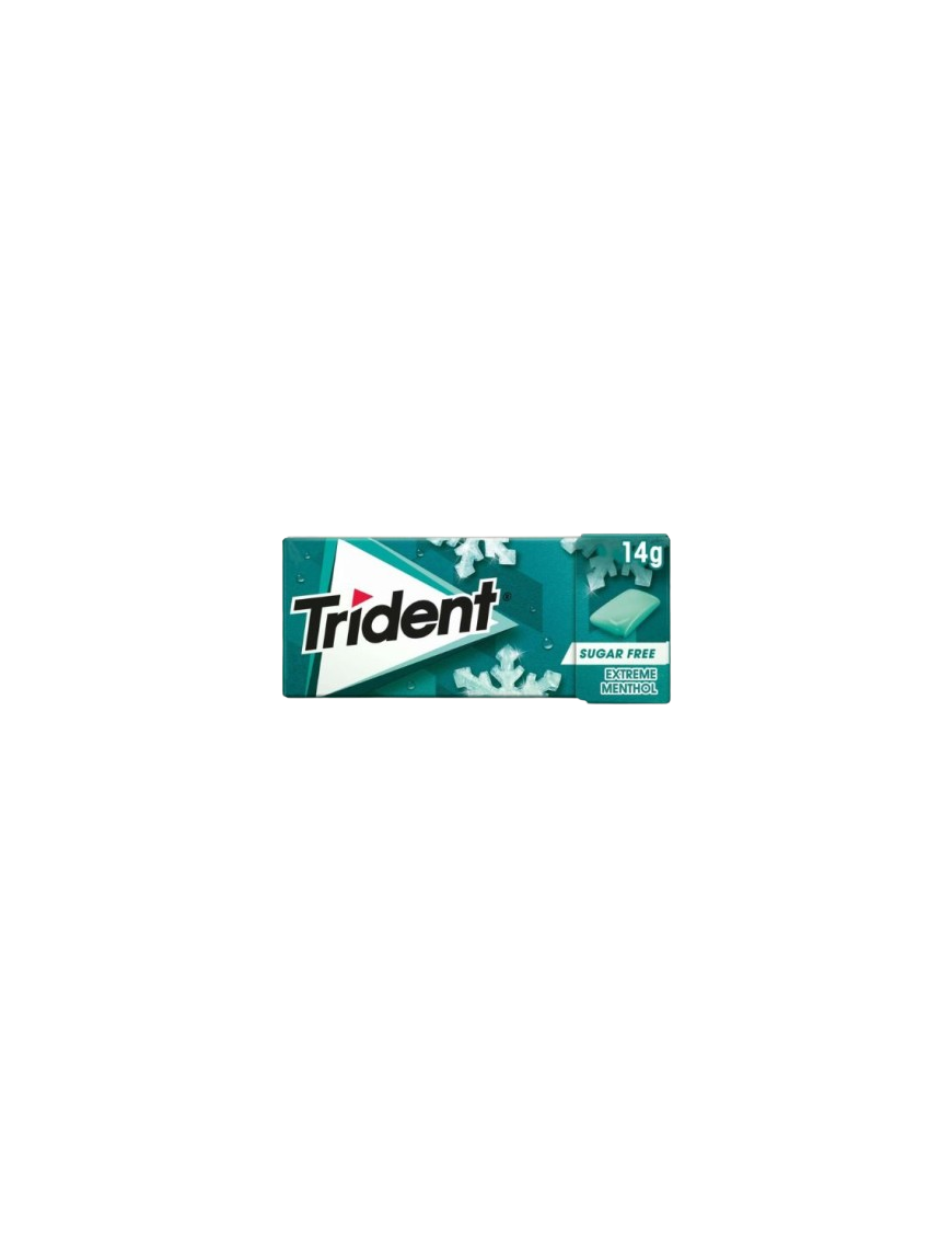 CHICLE TRIDENT GRAGEA MENTOL ESTREME 14,5GR