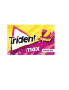 CHICLE TRIDENT MAX FRAMBUESA-LIMON 23GRS