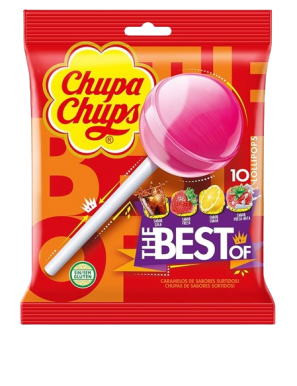 CHUPA CHUPS VARIADOS BOLSA 10 UNIDADES