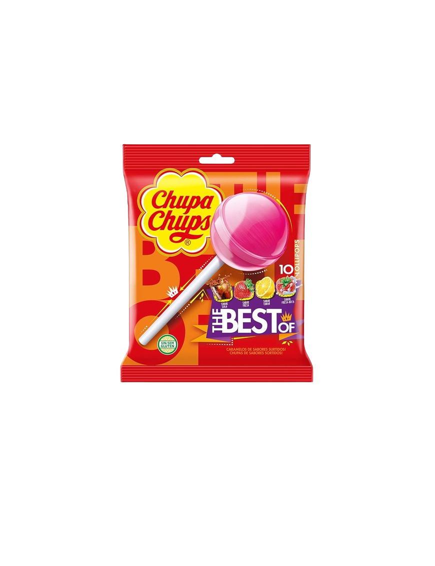 CHUPA CHUPS VARIADOS BOLSA 10 UNIDADES