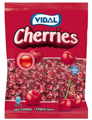 GOMINOLAS  VIDAL CARAMELOS CHERRIES 200UD